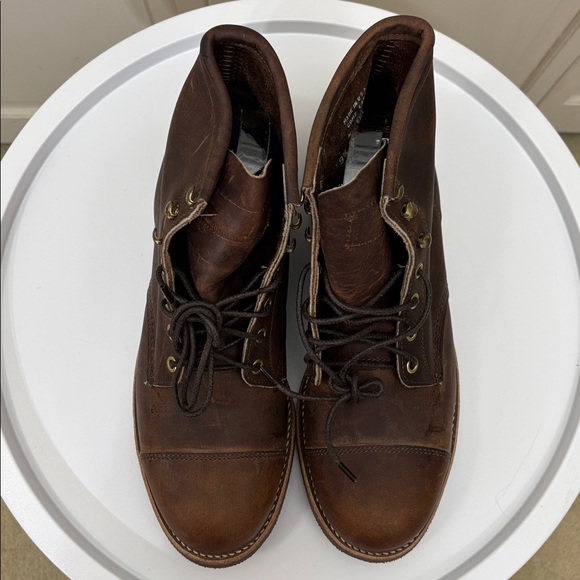 Vintage Deadstock L.L. Bean Chippewa Leather Work Boots Original Size 9.5 main image 5